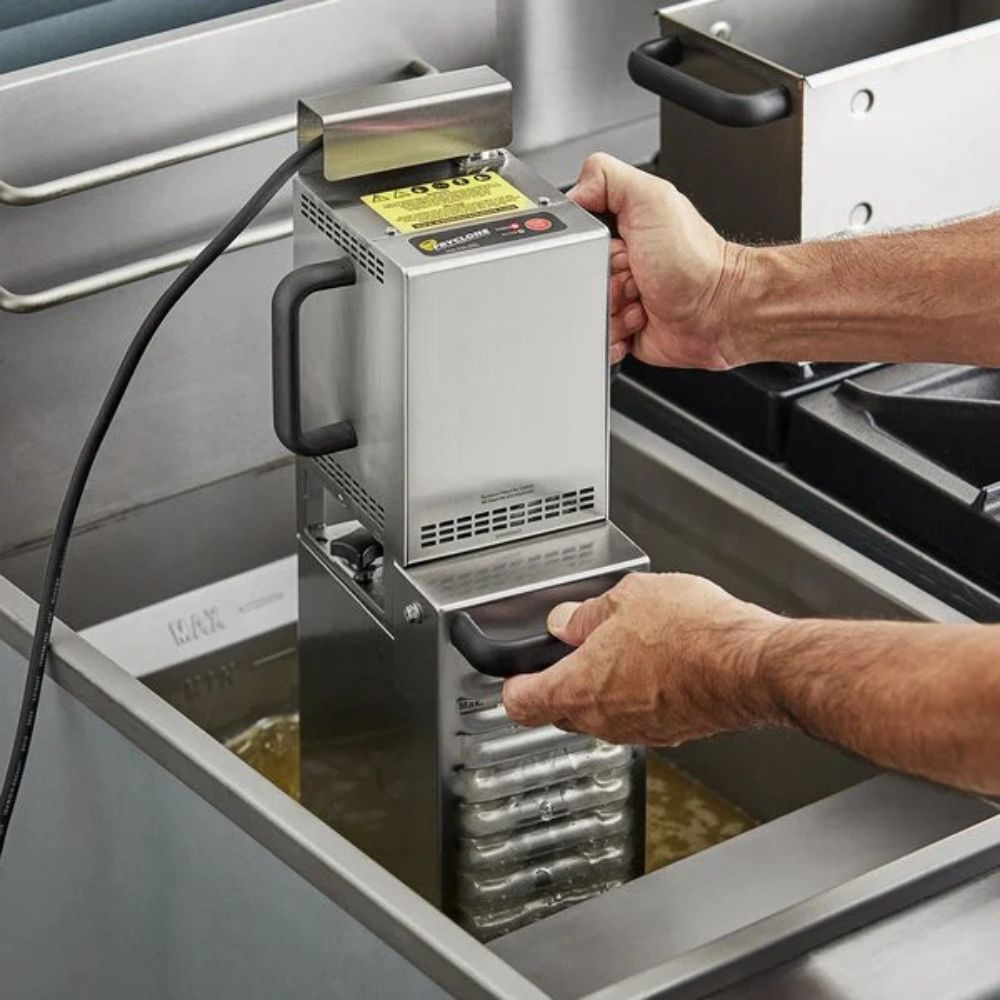 Filtru ulei friteuza, electric, capacitatefiltrare 60 Lt/min. OLIX