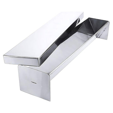 Forma terina inox cu capac, 50x10xH9 cm, triunghi, 2 Lt. - eurogastro.ro