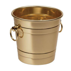 Frapiera aluminiu, 4 litri, Ø21xH21 cm, finisaj auriu