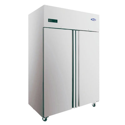 Dulap frigorific refrigerare inox, 2 usi, -2° / +8°C, 1235 Litri, grilaj GN 2/1, racire ventilata, 380 W