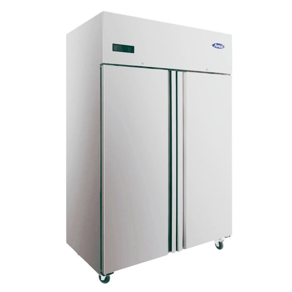 Dulap frigorific refrigerare inox, 2 usi, -2° / +8°C, 1235 Litri, grilaj GN 2/1, racire ventilata, 380 W