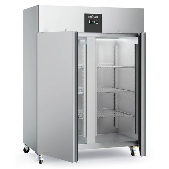 Frigider inox cu 2 usi, +2 / +8ºC, 1300 Lt., agent frigorific ecologic R290