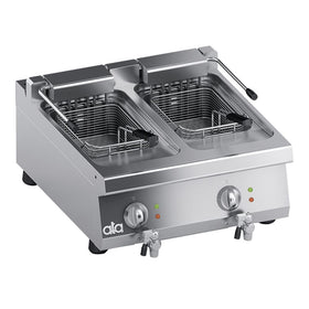 Friteuza profesionala dubla 2 x 11 Litri, electrica, 17,4 kW - ATA Italia
