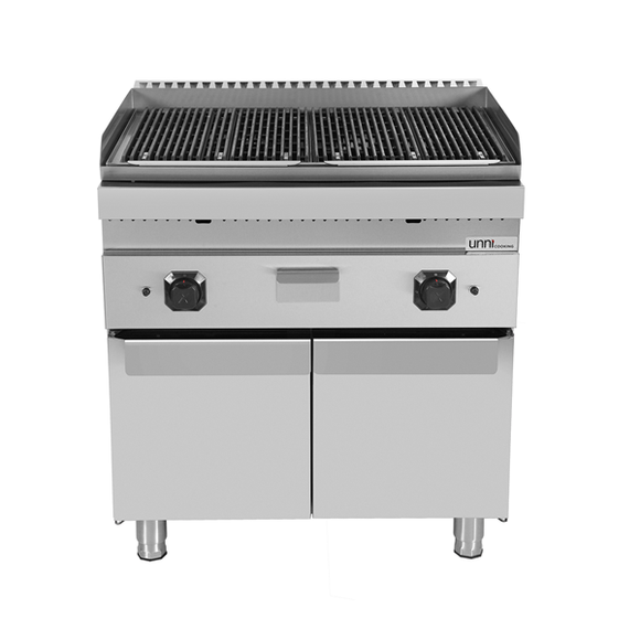 Gratar cu roca vulcanica pe gaz Unninox G70GP20-K, 18 kW - imaginea 3