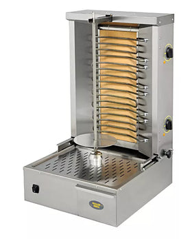 Aparat shawarma electric, Capacitate 25 kg, Ax principal 600 mm, Putere 5,8 kW