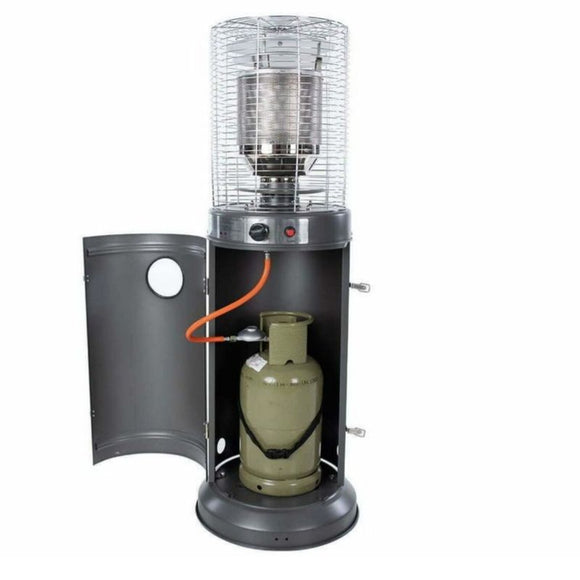 Incalzitor terasa pe gaz, 10 kW pentru 25 - 50 m2, aprindere piezo,  fara butelie