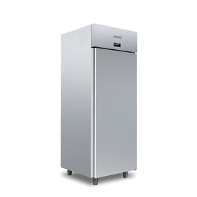 Frigider inox, GN 2/1, temperatura -2° +10°C, capacitate 700 Litri, clasa energetica B, Basic 700