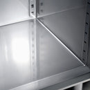 Frigider inox, GN 2/1, temperatura -2° +10°C, capacitate 700 Litri, clasa energetica B, Basic 700-3