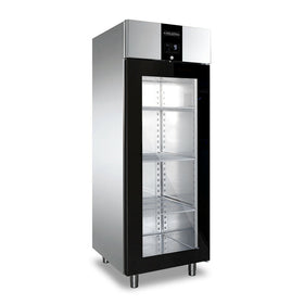 Congelator inox, GN 2/1, temperatura -10° -22°C, capacitate 700 Litri, usa sticla, functii HACCP, setare umiditate, Professional 700