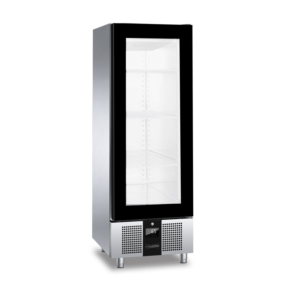 Frigider inox, GN 2/1, usa sticla, temperatura +2° +10°C, capacitate 700 Litri, functii HACCP, setare umiditate, Master 700