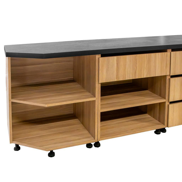 Lada de magazin impuls H-113 cm L-290 cm G-60 cm stejar american