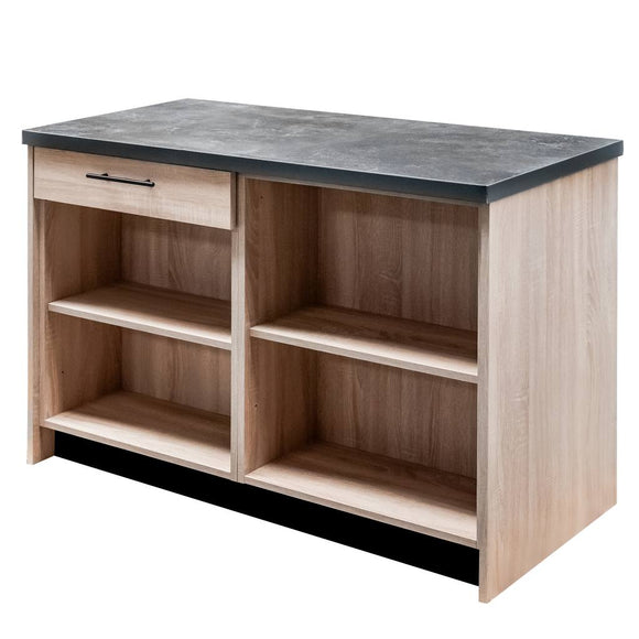 Lada magazin impuls H-90 cm L-125 cm G-60 cm stejar sonoma
