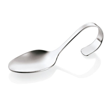 Set Lingura Gourmet curbata 12 buc - servire bufet finger food, inox 14 cm Adaugă o notă de eleganță