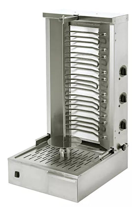 Aparat shaorma electric capacitate 40 kg, inaltimea tijei 800 mm, puterea 7,2 kw