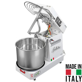 Malaxor aluat cu cap rabatabil, cuva 8 Litri / 5kg aluat, 1 viteza, motor asincron, putere 0.37 kW