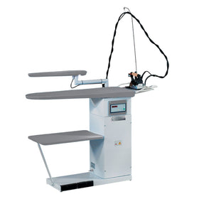 Masa de calcat profesionala cu placa incalzita cu aspiratie, comenzi electronice