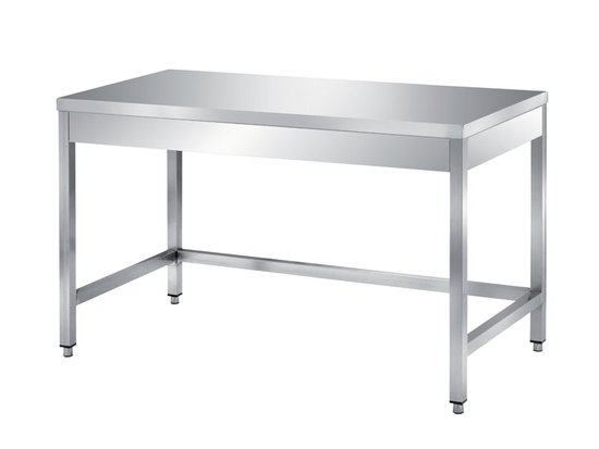 Masa inox, 1000 x 700 x H850 mm. cu 3 bare