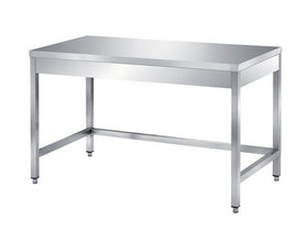 Masa inox, 1000 x 700 x H850 mm. cu 3 bare