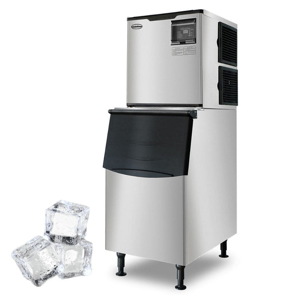 Masina cuburi de gheata 160 kg/ 24H, 125 kg depozitare, 3 marimi de cuburi