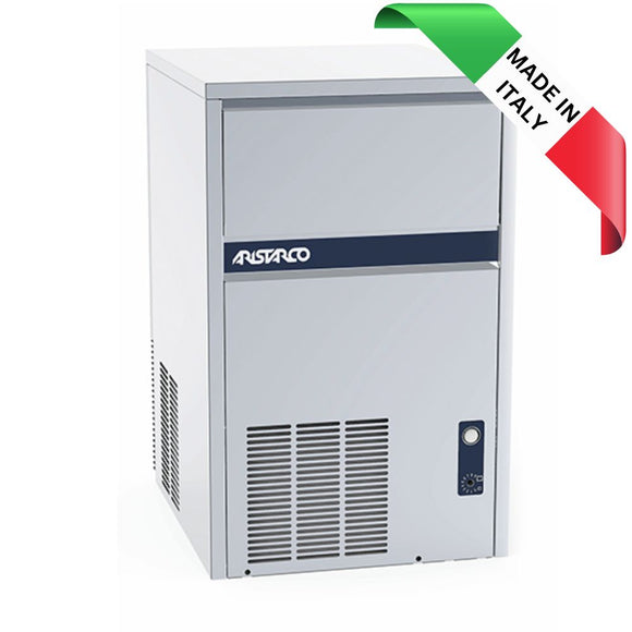 Masina cuburi de gheata, cuburi pline 33x30 mm / 18 gr. productie 50 kg / 24H., stocare 25 kg.