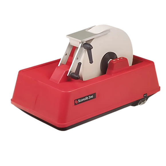 Masina profesionala de ascutit cutite, polizor umed, cu reglaje de unghi, Ø piatra 200 mm, SCANSLIB