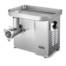 Masina de tocat carne nr 12, 150 kg/h. inox, cu funtie revers, 3 site Ø: 3, 6, 8 mm, alimentare 230 V-1