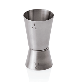 Masura alcool / Toi inox dublu 20 / 40 ml.