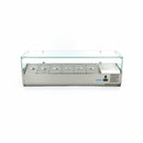 Vitrina refrigerata de banc pentru ingrediente Maxima, 140cm, 6 cuve GN 1/3, 174 litri, 230V