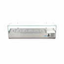 Vitrina refrigerata de banc pentru ingrediente Maxima, 150cm, 6 cuve GN 1/3, 188 litri, 230V