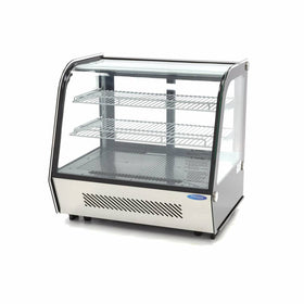 Vitrina refrigerata de banc 0°C /+12°C, racire ventilata, iluminare LED, cap. 120 Litri, latime 70 cm,