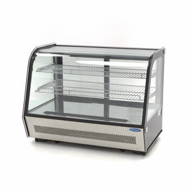 Vitrina refrigerata de banc 0°C /+12°C, racire ventilata, iluminare LED, cap. 160 Litri, latime 88 cm,