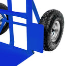 Carucior transport pliabil 2in1 depozit tip roaba 250kg albastru-7