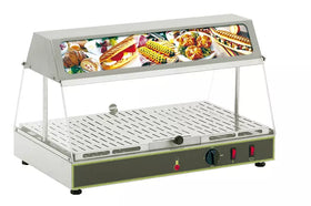 Vitrina incalzita cu ventilatie - Model cu 2 rafturi, putere 0.65 kW, - 0