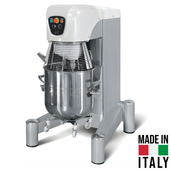 Mixer planetar 80 litri, lift hidraulic bol, 3 viteze, comenzi electromecanice, putere 3.1 kW, 380 V