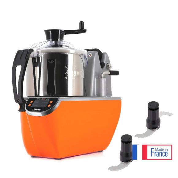 Blender vertical, viteza variabila 350 - 3500 rpm, functie puls + revers, 2 cutite, bol 5.4 litri, afisaj digital, 1,1 kW