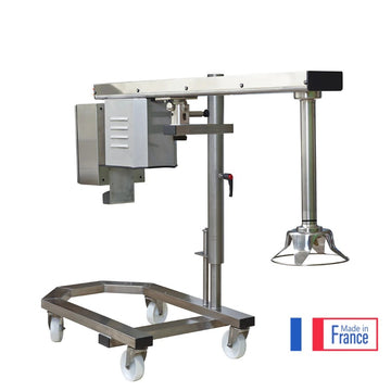 Blender / mixer GIGAMIX inaltime redusa,  + VAR alimentare 230 V, 3 faze, capacitate 100 - 300 Litri