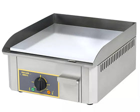 Plita fry top electrica cu suprafata din otel cromat - 3kw, 400x400mm, o zona de gatit