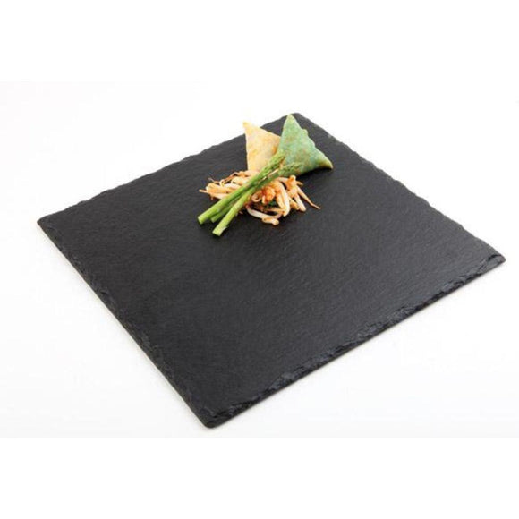 Platou patrat piatra ardezie 30x30 cm - eurogastro.ro