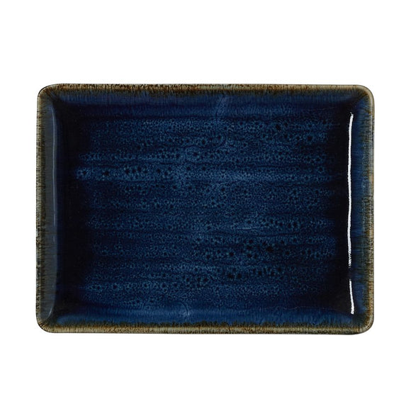 Set 6 platouri 23x17 cm, portelan - model Vida Dark Ocean