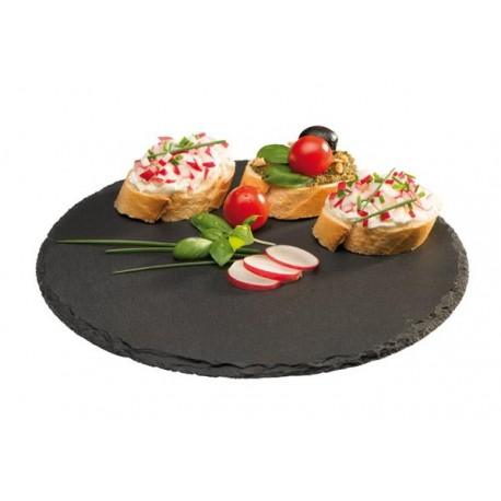Platou rotund piatra ardezie Ø38 cm - eurogastro.ro