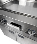 Plita fry-top electrica, neted, zona de coacere cromat, baza cu dulap inchis, 8.10 kW-3