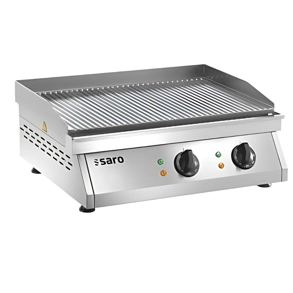 Plita fry-top electrica striata, 380 V, 6kW - eurogastro.ro