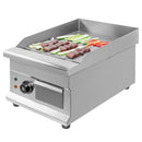 Plita fry-top electrica, suprafata neteda cromata, 2 kW, 35x52xh32 cm, 230V, 2 kW-1