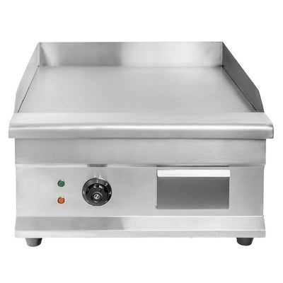 Plita fry-top electrica, suprafata neteda cromata, 230V, 3 kW - 0