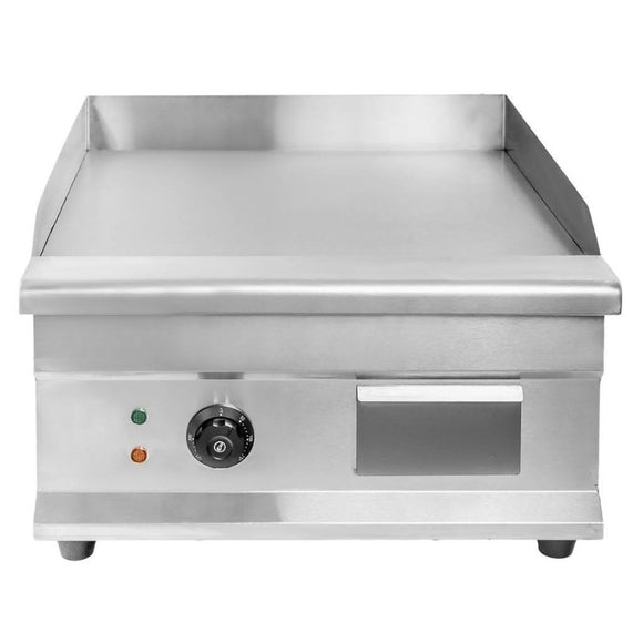 Plita fry-top electrica, suprafata neteda cromata, 230V, 3 kW