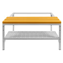 Polita pentru pantofi pentru baza cu bancuta WPC pentru dulap BHP 80 75x27x18 cm-11