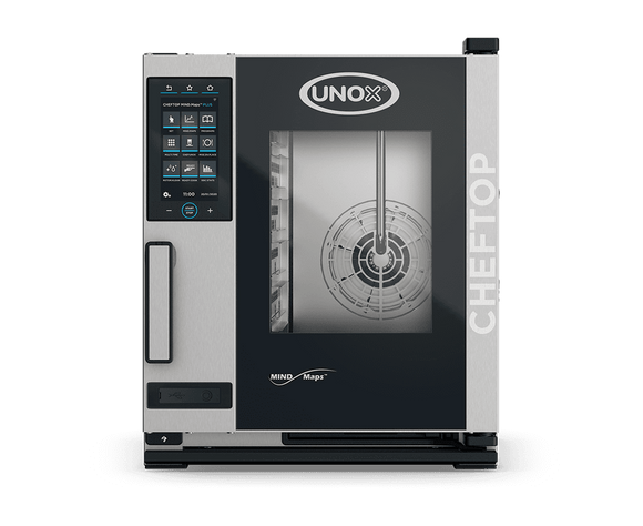 Cuptor UNOX CHEFTOP MIND.Maps PLUS COMPACT 5 tăvi GN 1/1 balama stânga XECC-0513-EPLM