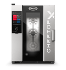 Cuptor UNOX pentru bucătărie CHEFTOP-X 10 tăvi GN 1/1 alimentare gaz comenzi digitale Digital.ID — balama dreapta