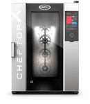 Cuptor UNOX pentru bucătărie CHEFTOP-X 10 tăvi GN 2/1 alimentare electrică comenzi digitale Digital.ID — balama stânga