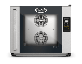 Cuptor UNOX pentru patiserie BAKERLUX SHOP.Pro GO 6 tăvi 600×400 alimentare electrică — balama stânga · XEFR-06EU-EGLN